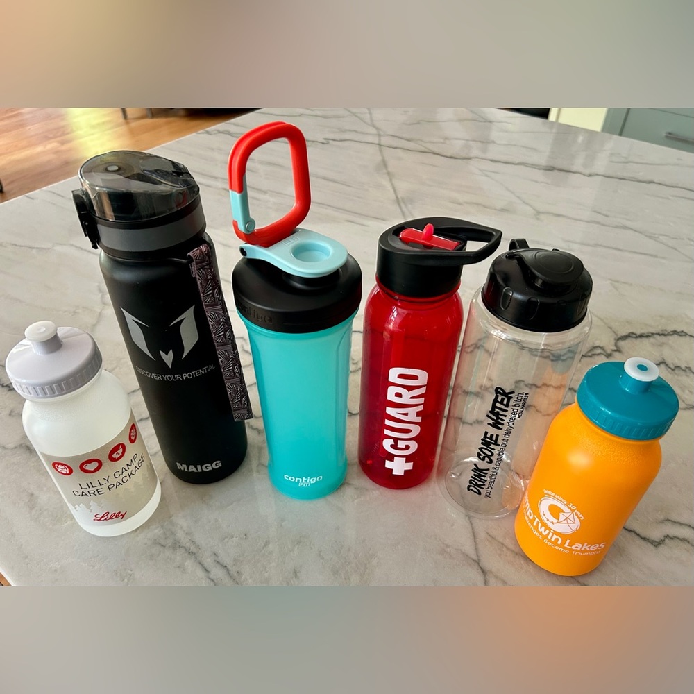 Assorted Water Bottle variety of 5